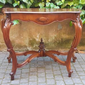 Consolle antica Luigi Filippo in noce