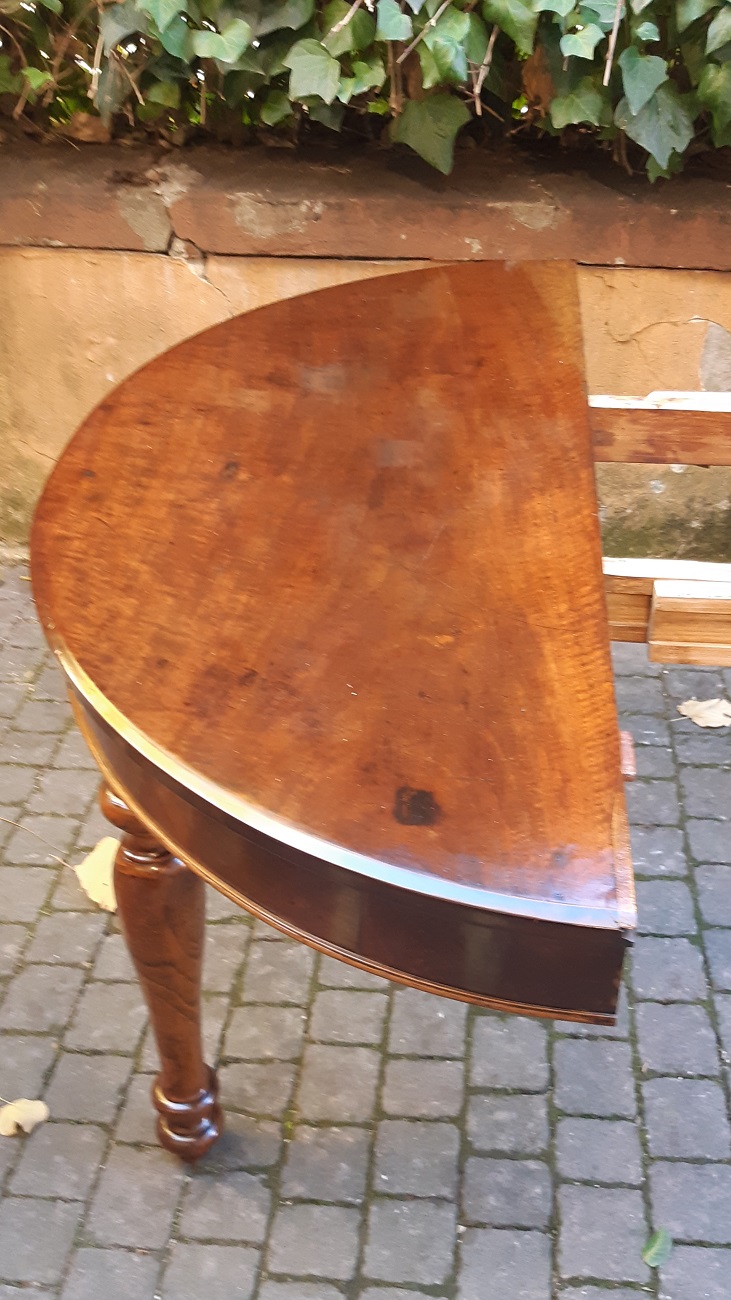 Tavolo ovale grande antico allungabile - immagine 4