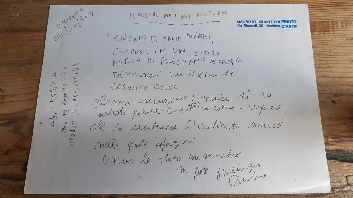 Dipinto antico natura morta - immagine 2