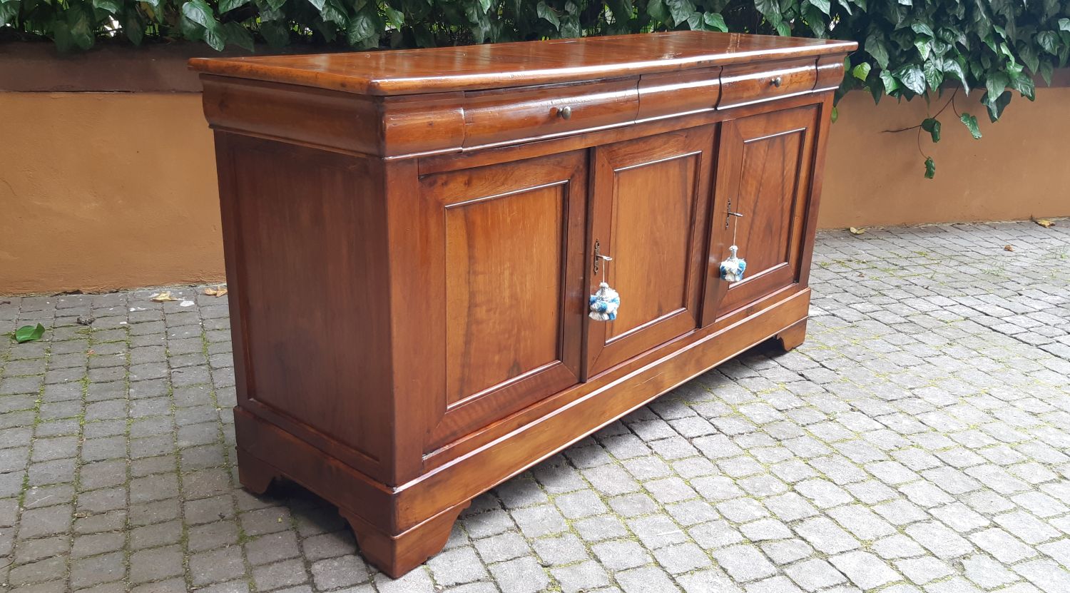 Credenza cappuccina antica a 3 ante - immagine 7