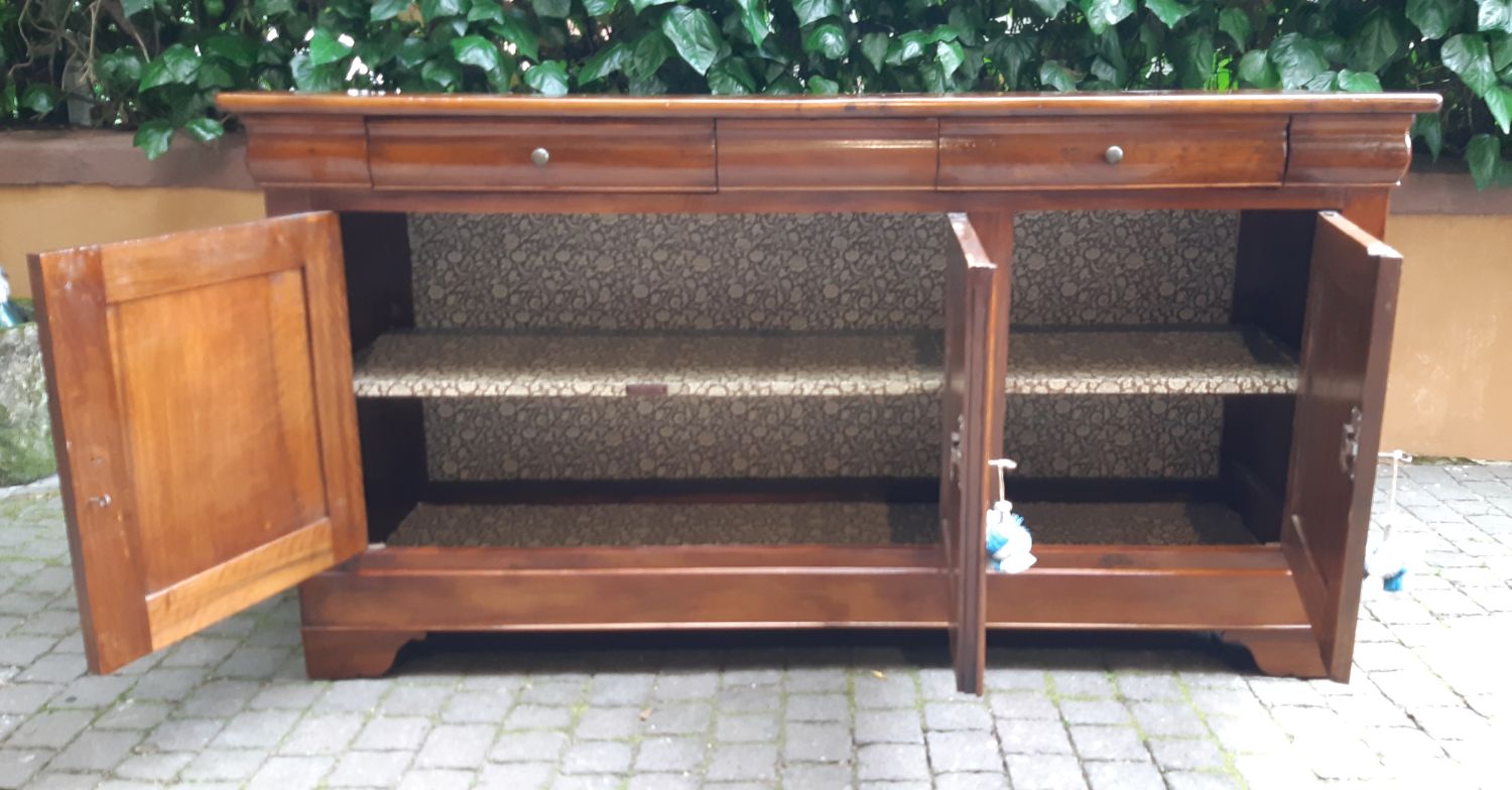 Credenza cappuccina antica a 3 ante - immagine 8