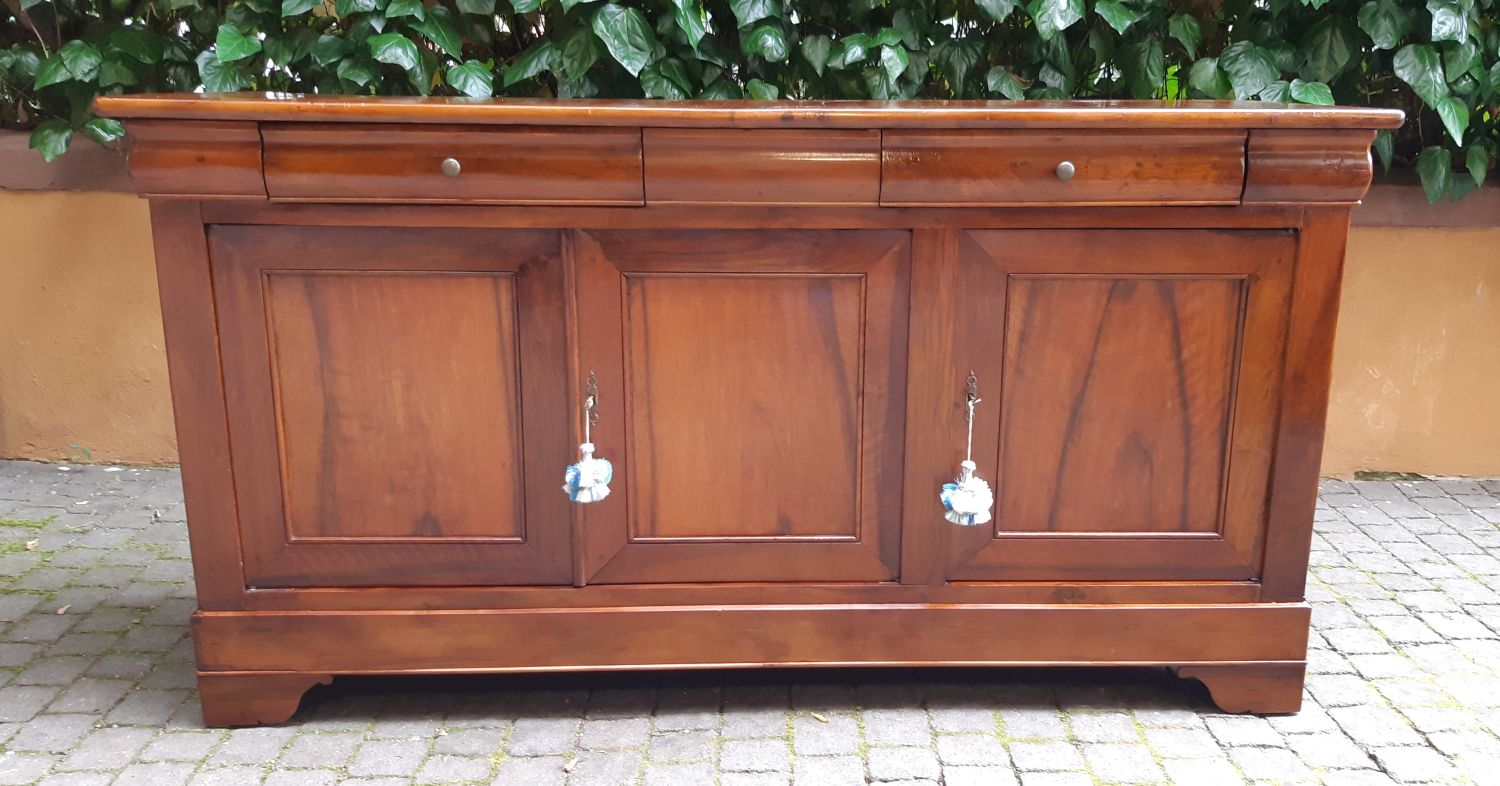 Credenza cappuccina antica a 3 ante - immagine 10