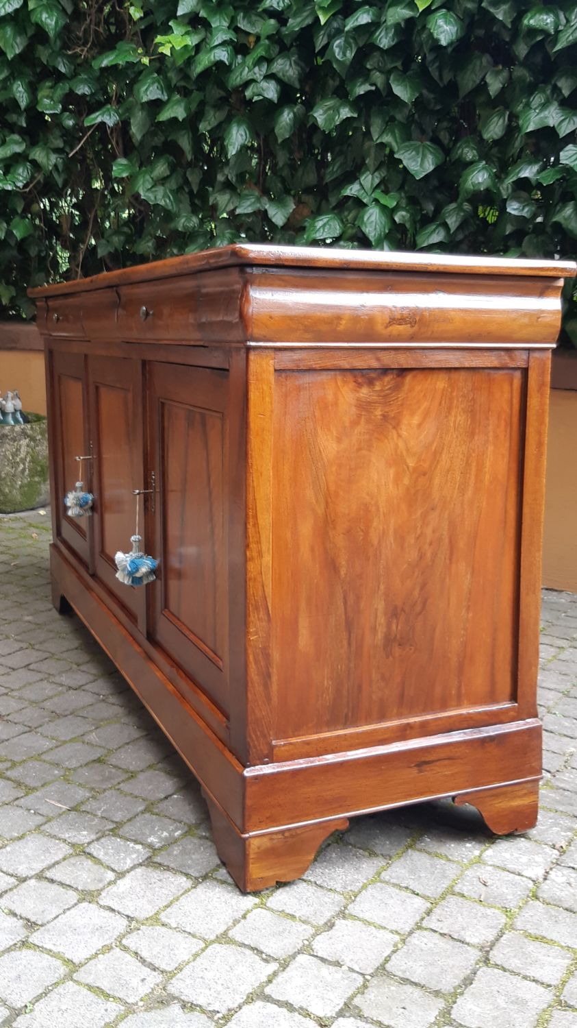 Credenza cappuccina antica a 3 ante - immagine 11