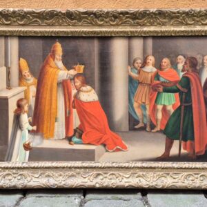 Dipinto incoronazione antico