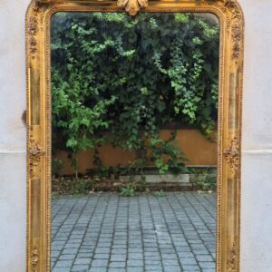Specchiera grande francese antica
