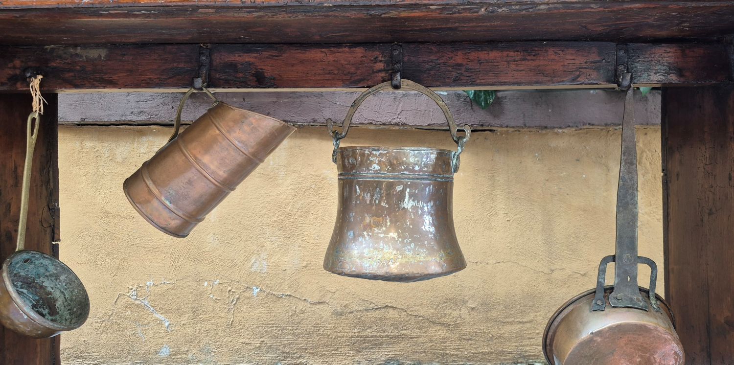 Credenza piattaia piemontese a ponte - immagine 9