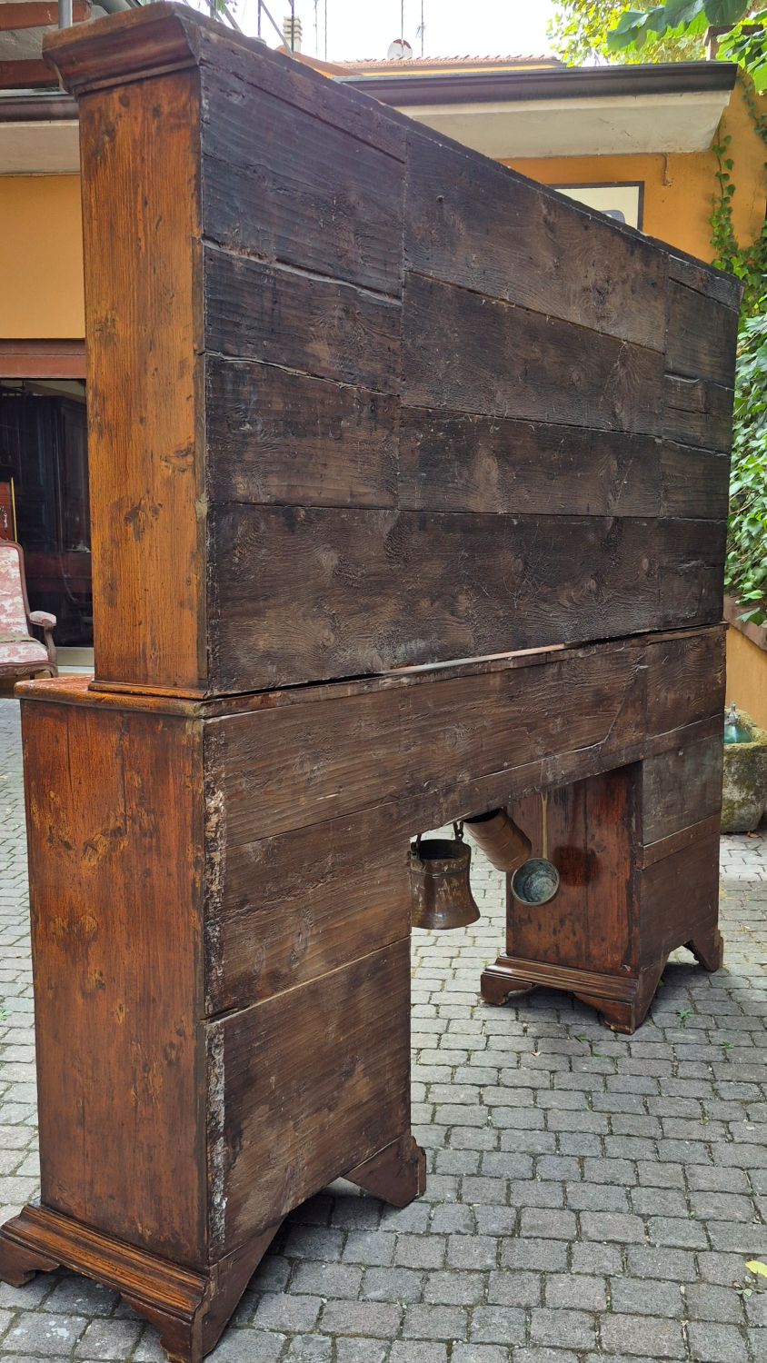 Credenza piattaia piemontese a ponte - immagine 11